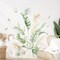Boho Palm Leaves Wall Decals Green Tropical Plants Wall Stickers